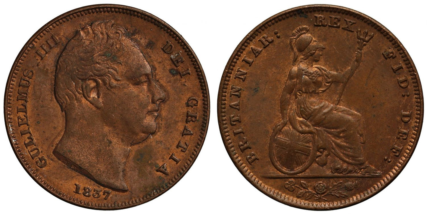 William IV 1837 Farthing