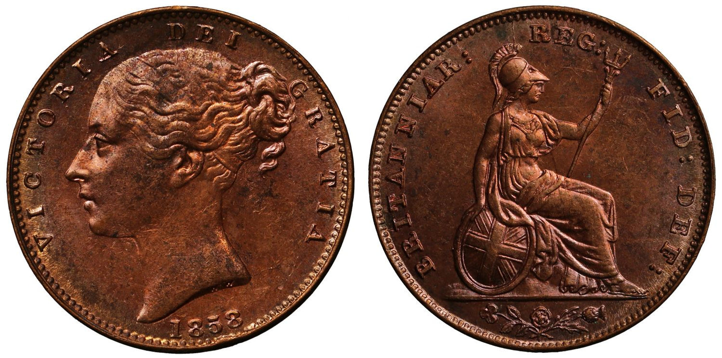 Victoria 1858 Farthing