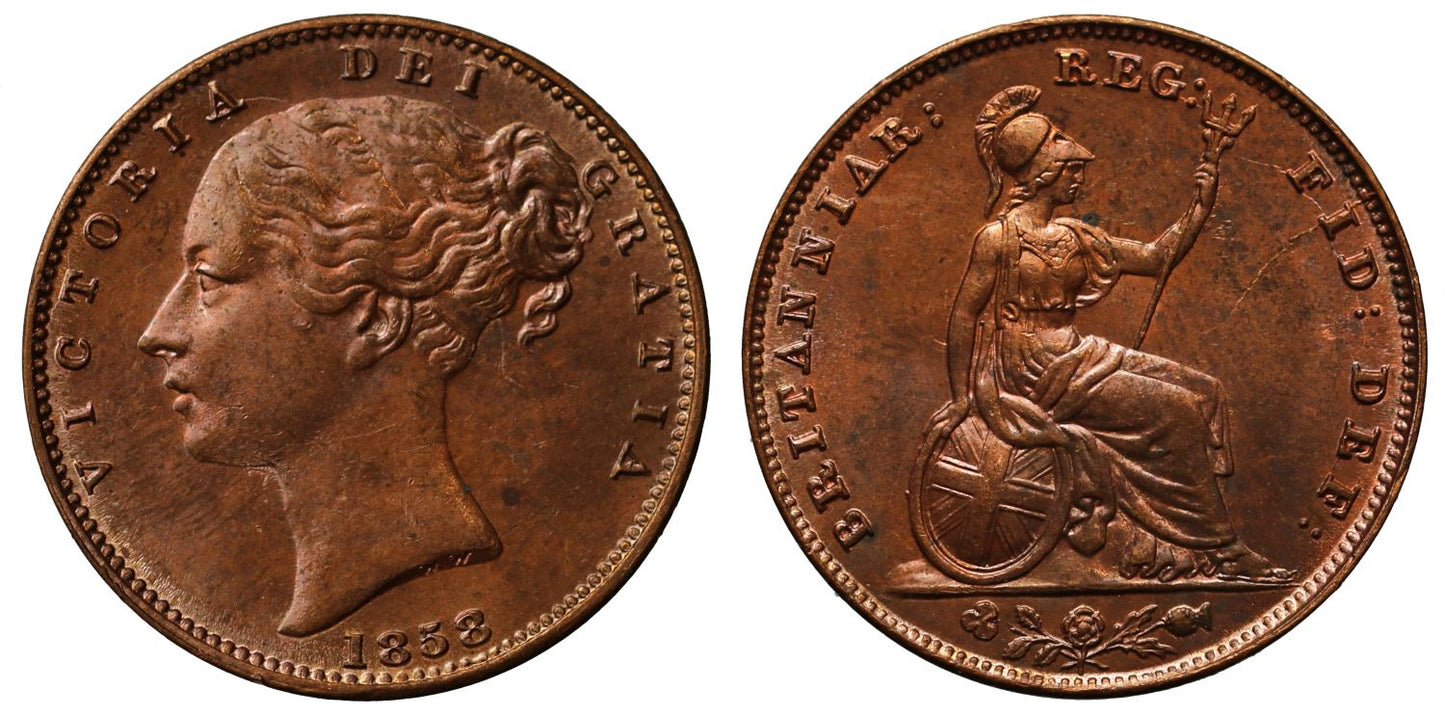 Victoria 1858 Farthing