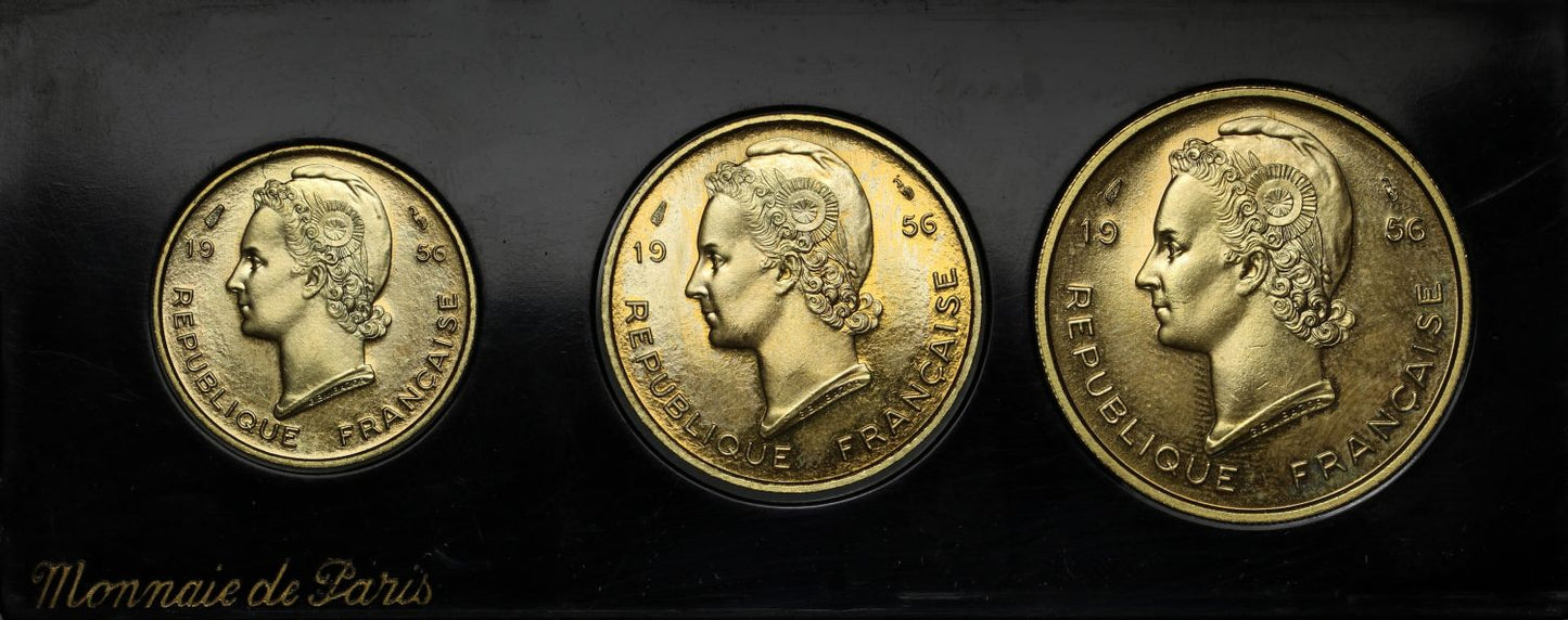 French West Africa, 1956 Essais Monnaie de Paris Set
