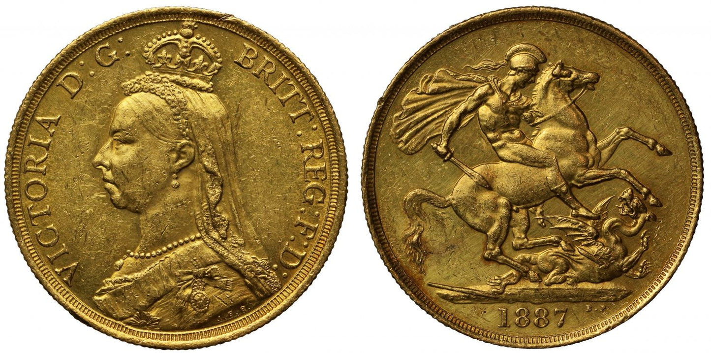 Victoria 1887 Jubilee Two Pounds