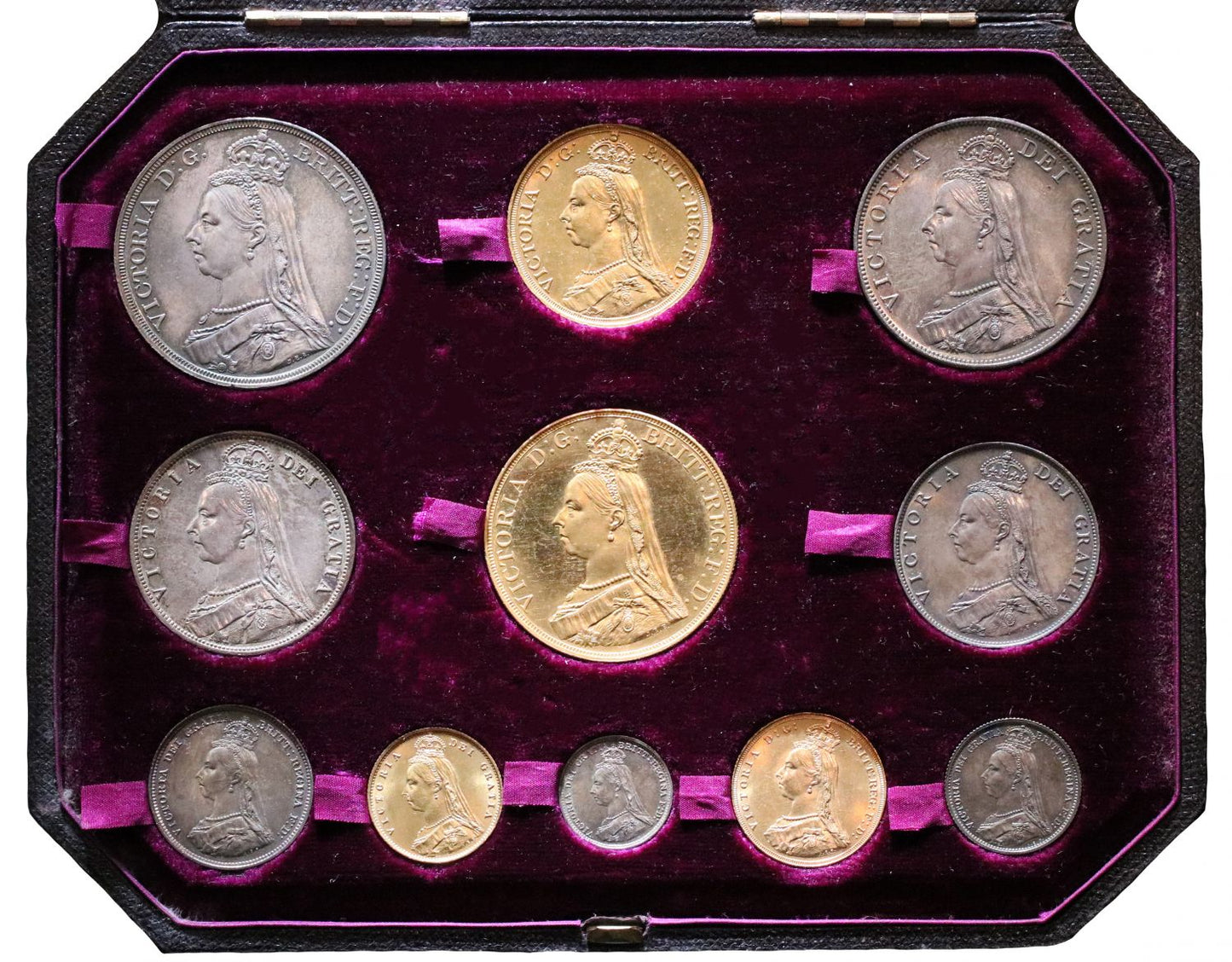 Victoria 1887 currency Set