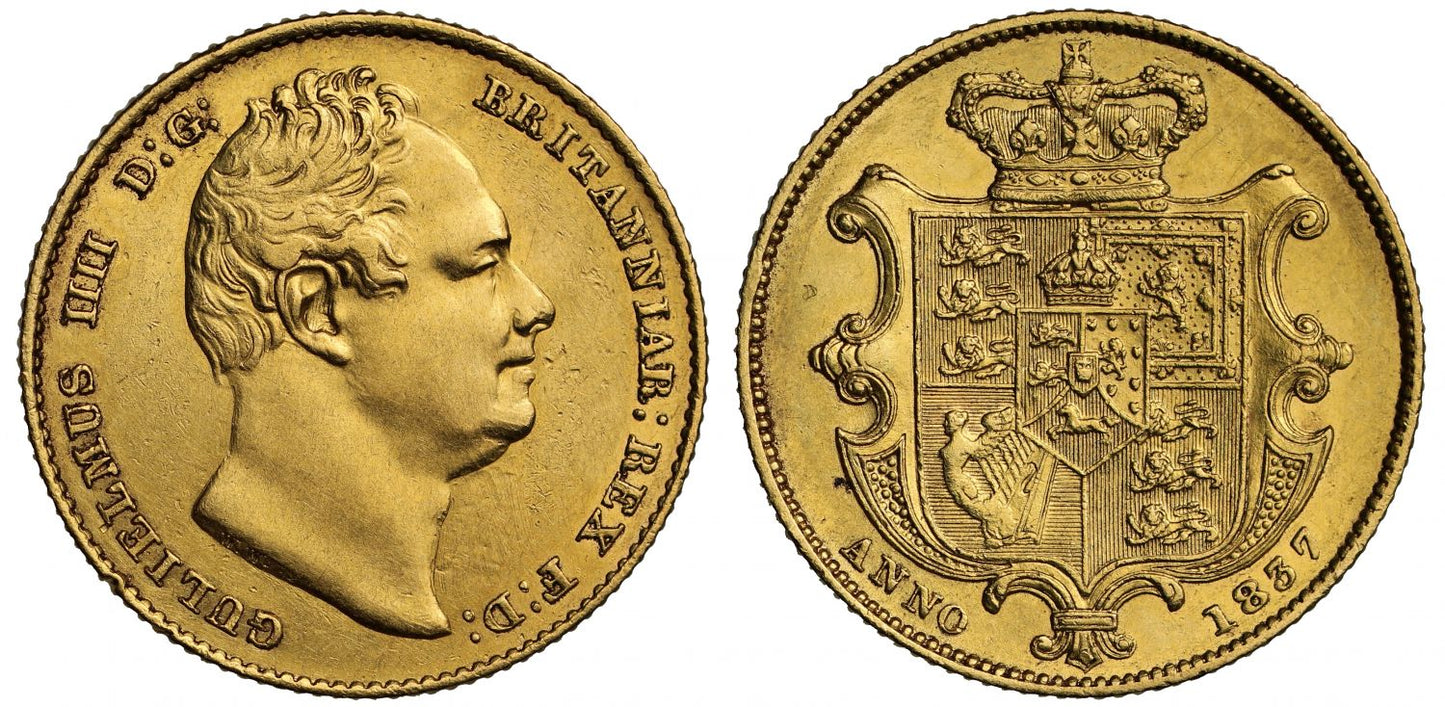 William IV 1837 Sovereign