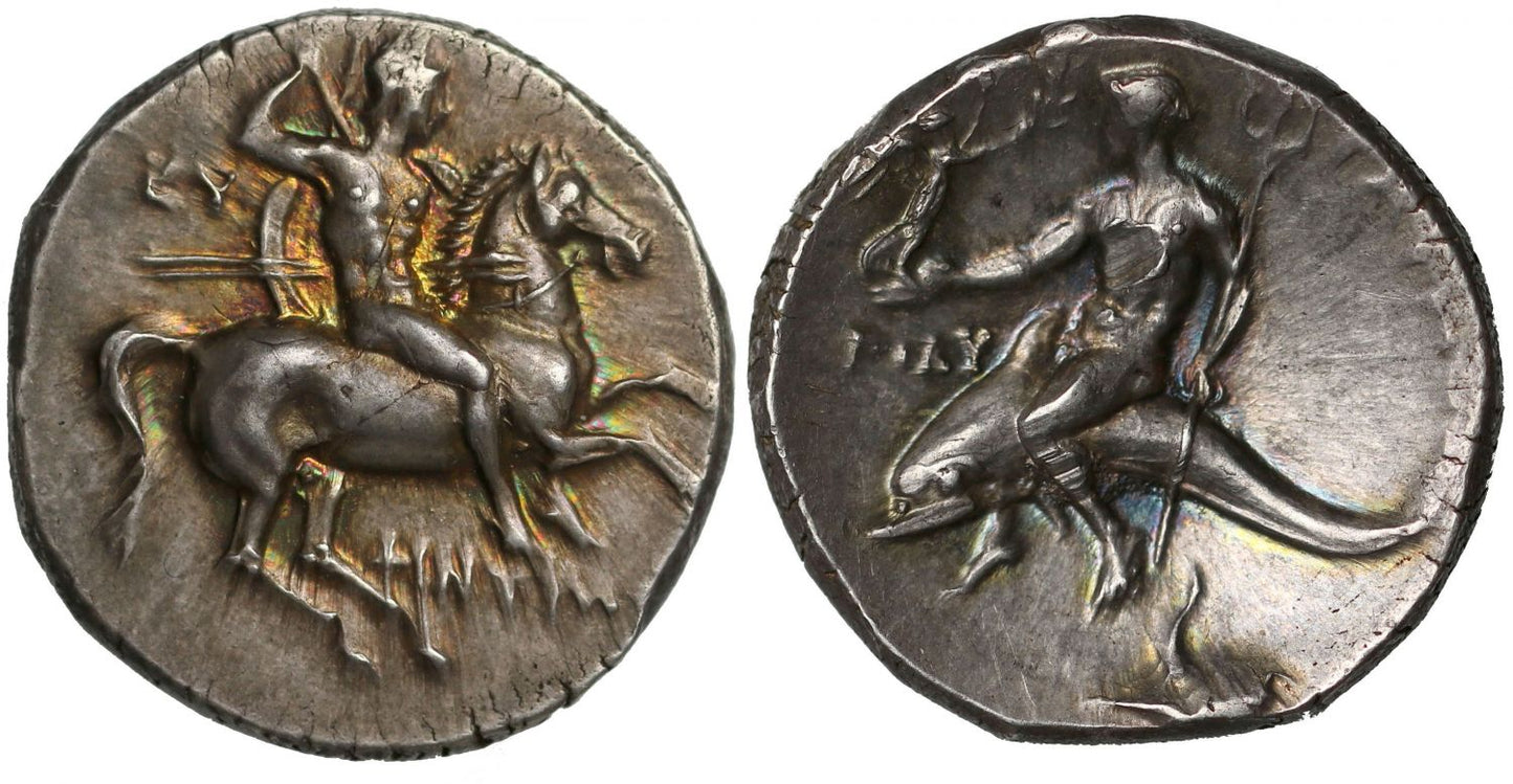 Calabria, Tarentum, silver Nomos