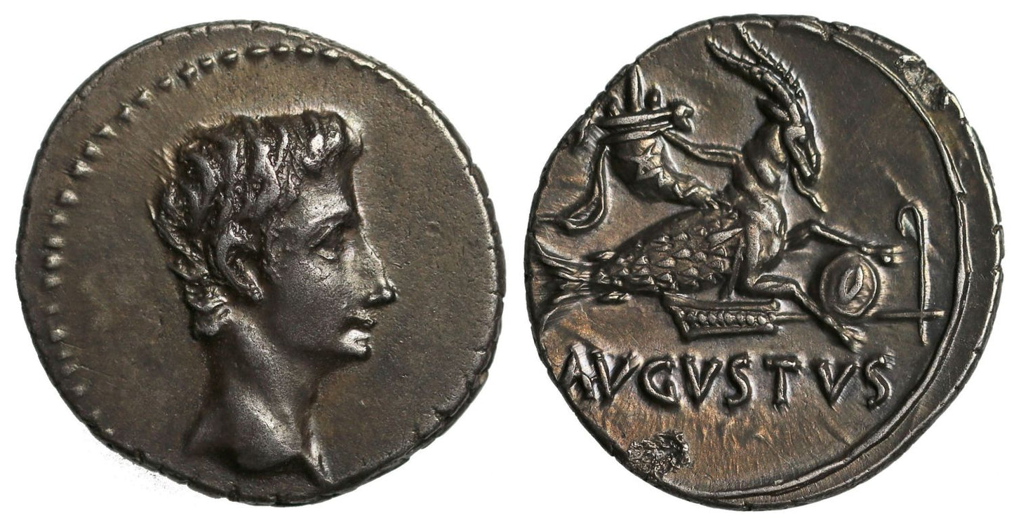 Augustus, Silver Denarius