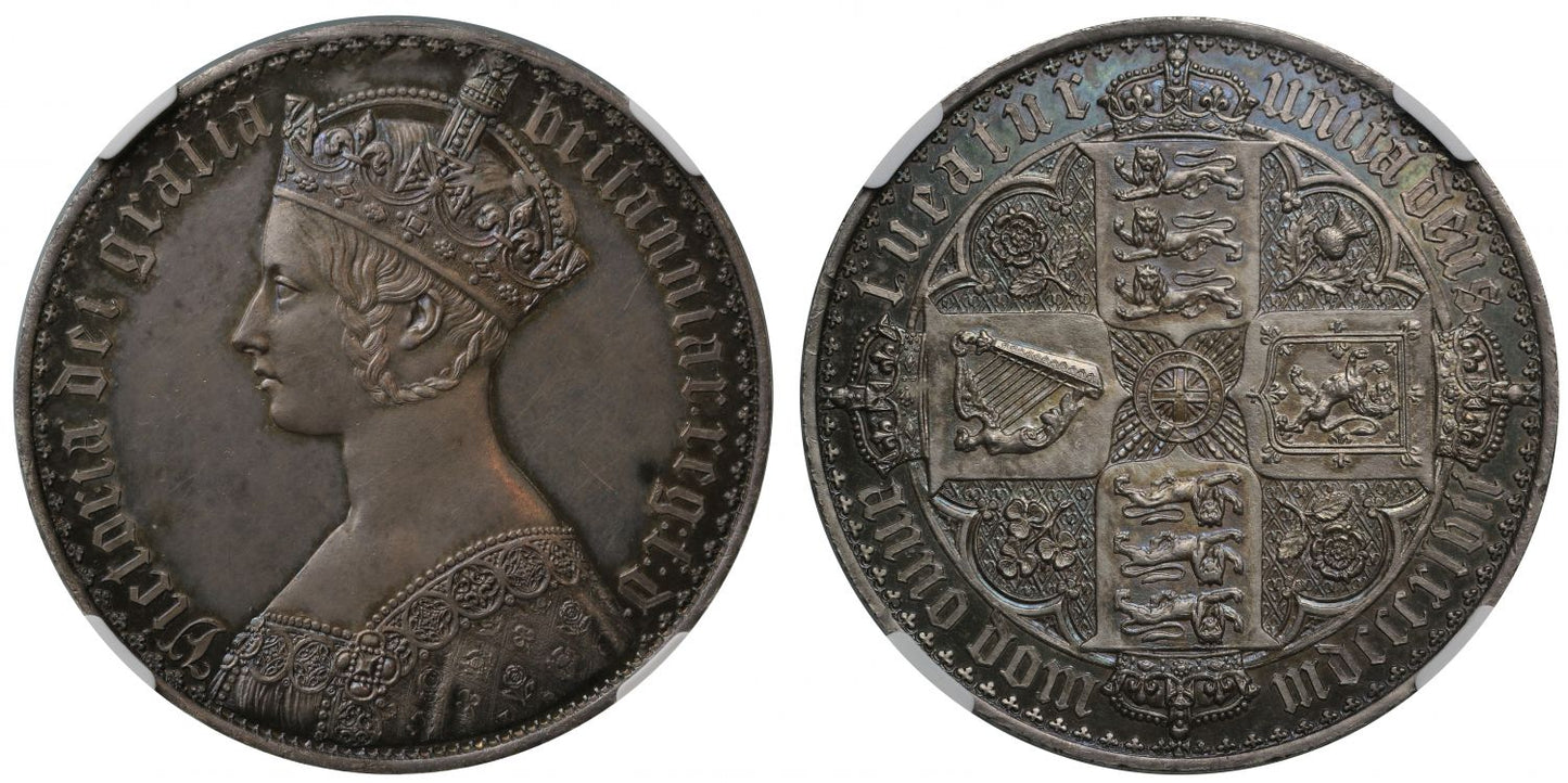 Victoria 1847 proof Gothic Crown PF62