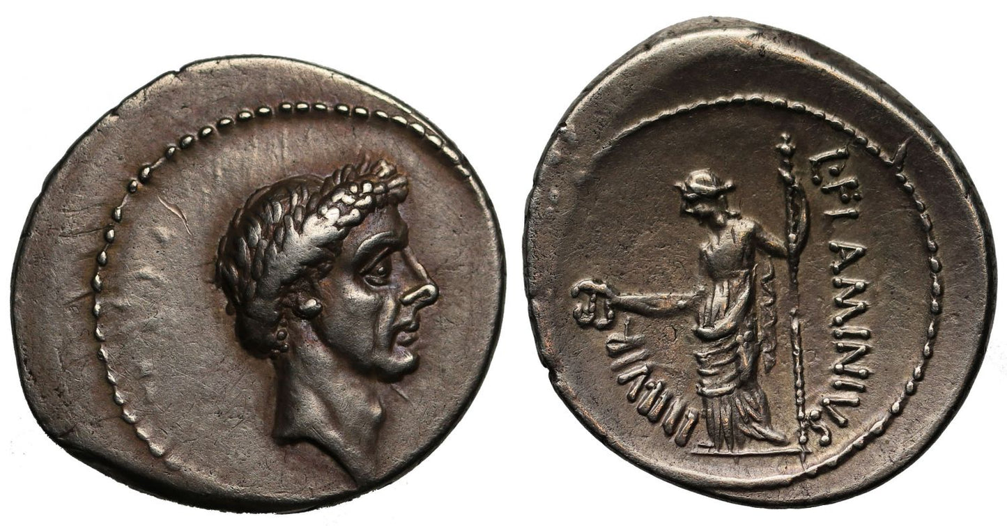 Julius Caesar, Silver Denarius