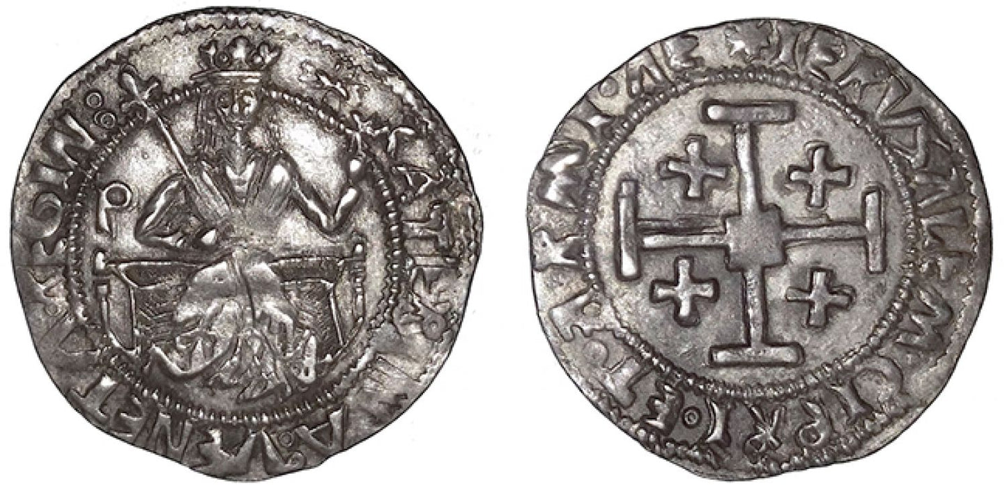 Cyprus, Catherine Cornaro, Silver Gros.