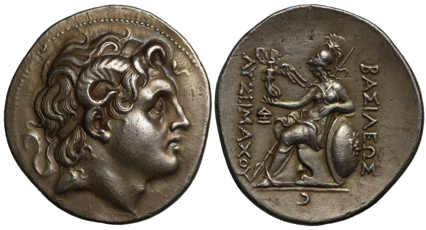 Kingdom of Thrace, Lysimachos, Silver Tetradrachm, Lampsakos