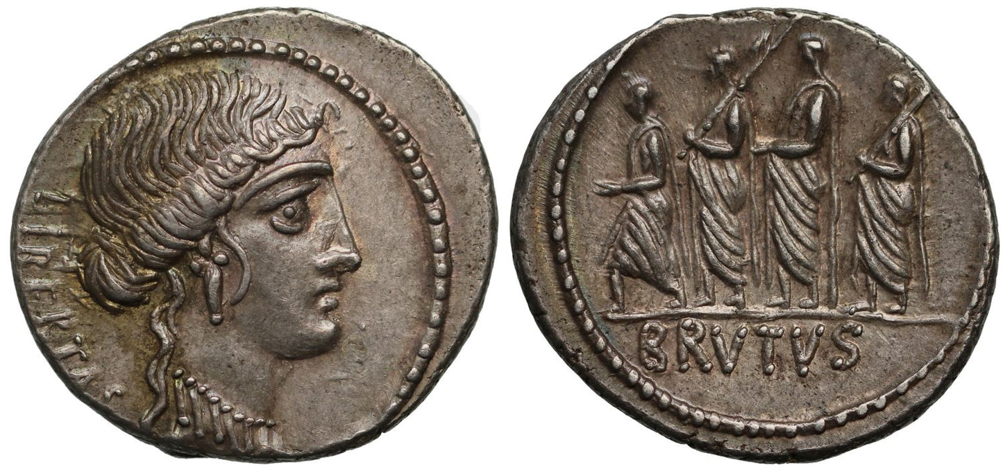 M. Iunius Brutus, Silver Denarius