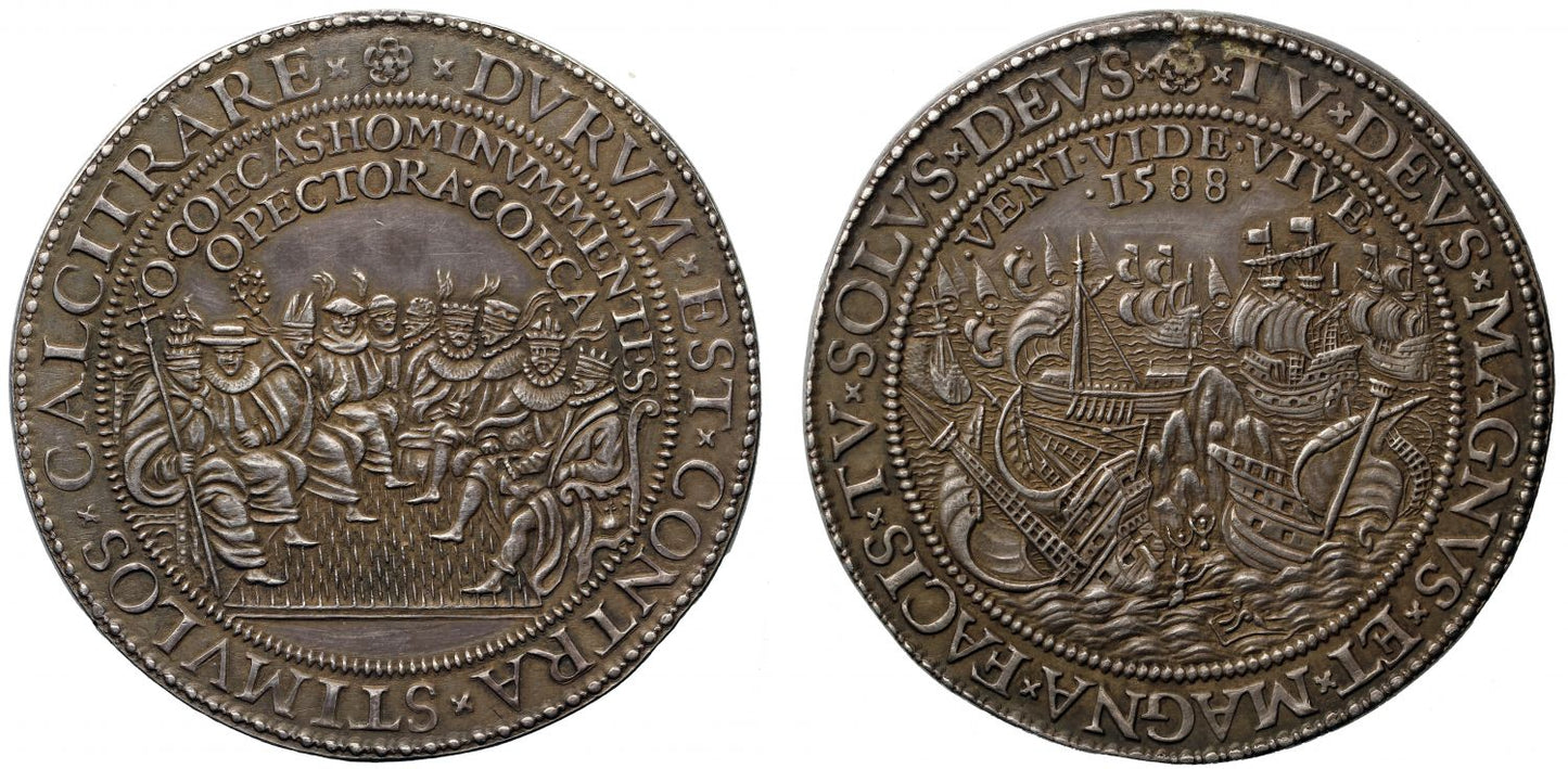 Defeat of the Spanish Armada, 1588.