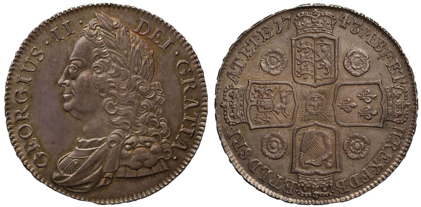 George II 1743 Crown
