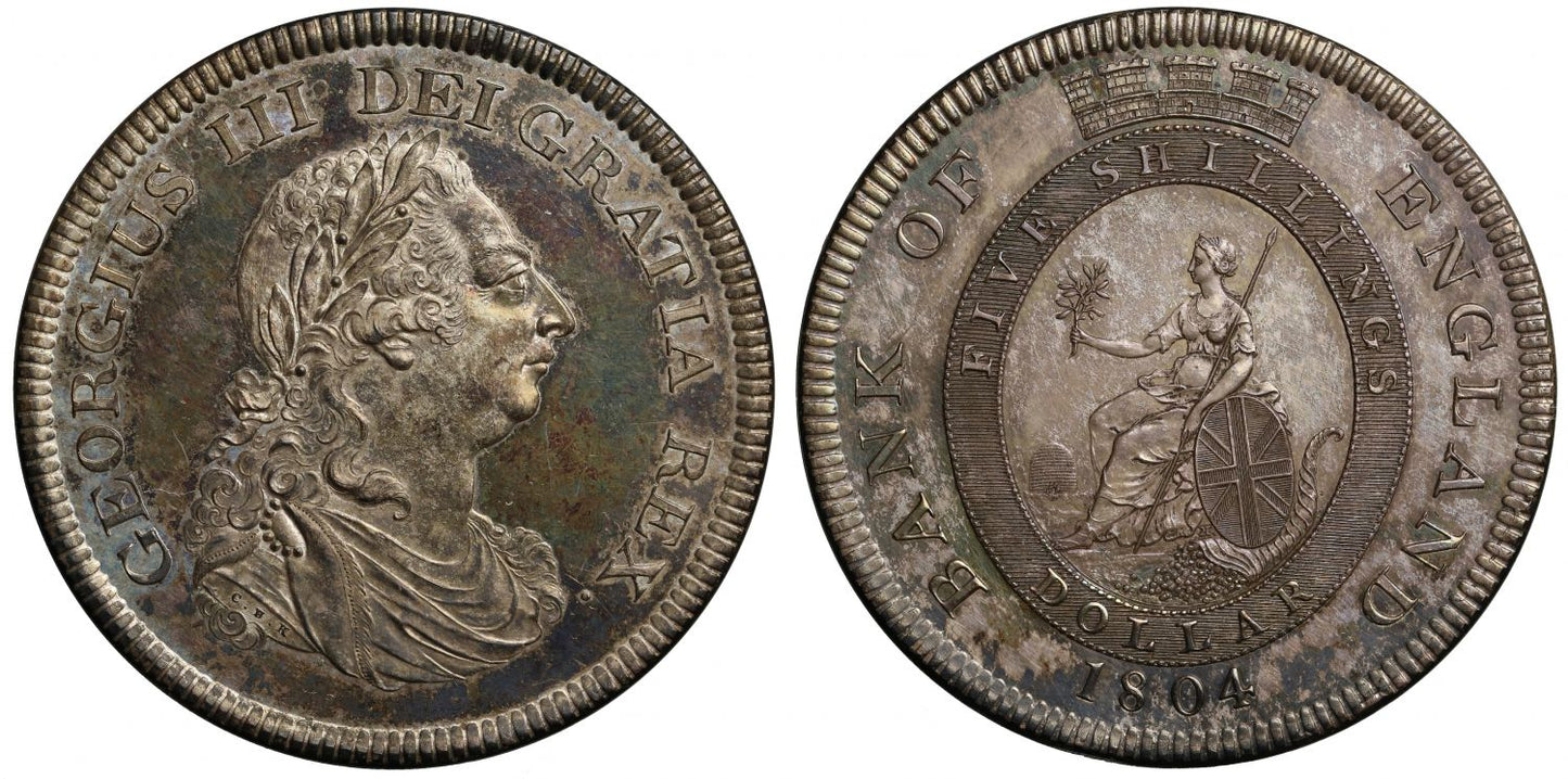 George III 1804 proof Bank of England Dollar
