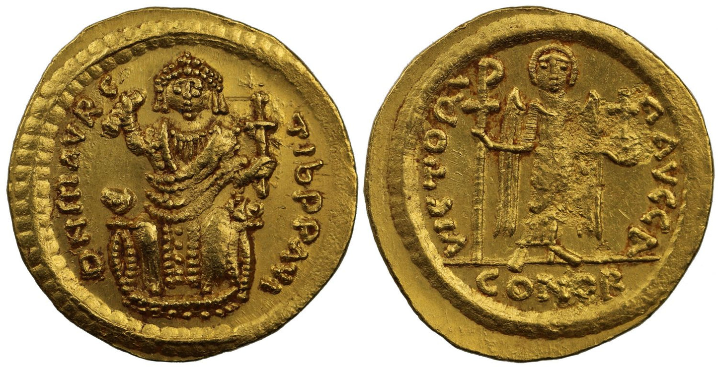 Maurice Tiberius, Gold Consular Solidus
