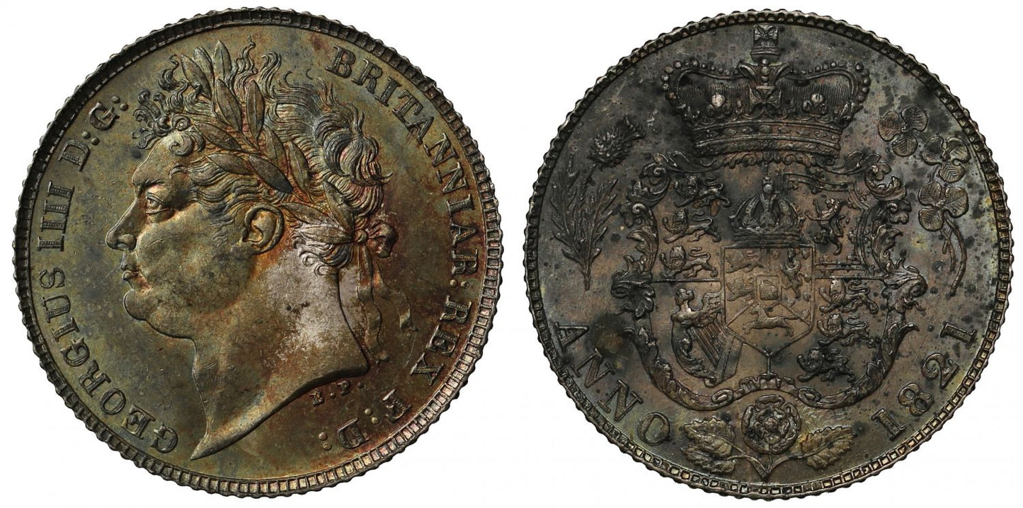 George IV 1821 Sixpence