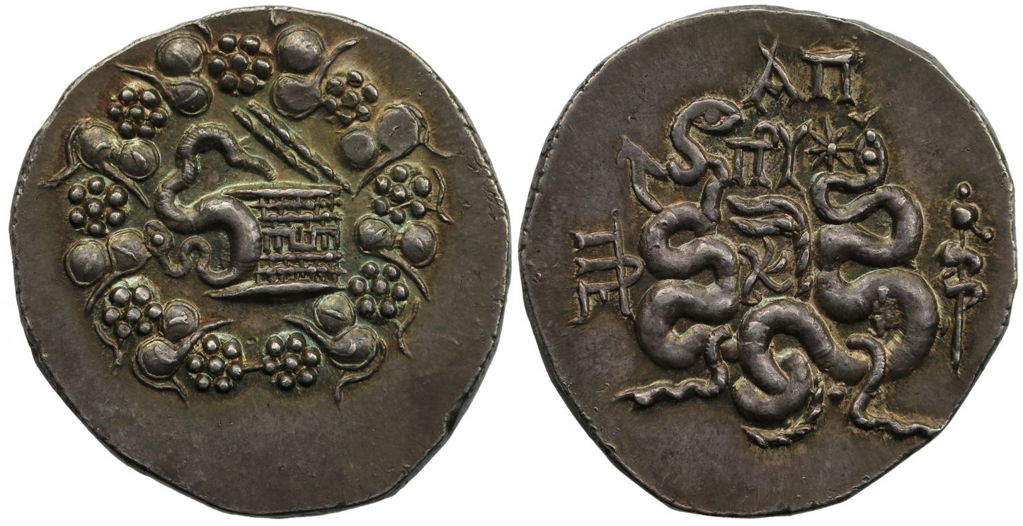 Mysia, Pergamon, Silver Tetradrachm, CH AU* 5/5 5/5