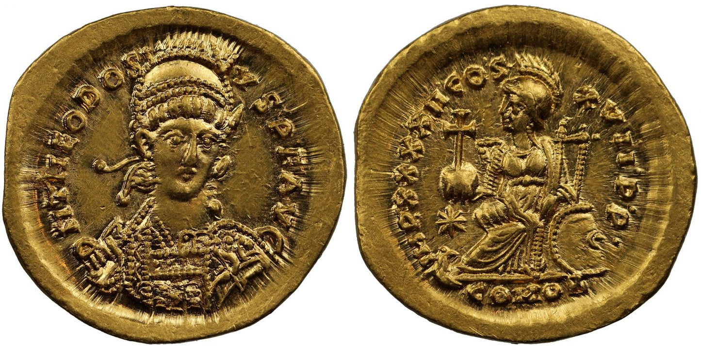 Theodosius II, Gold Solidus