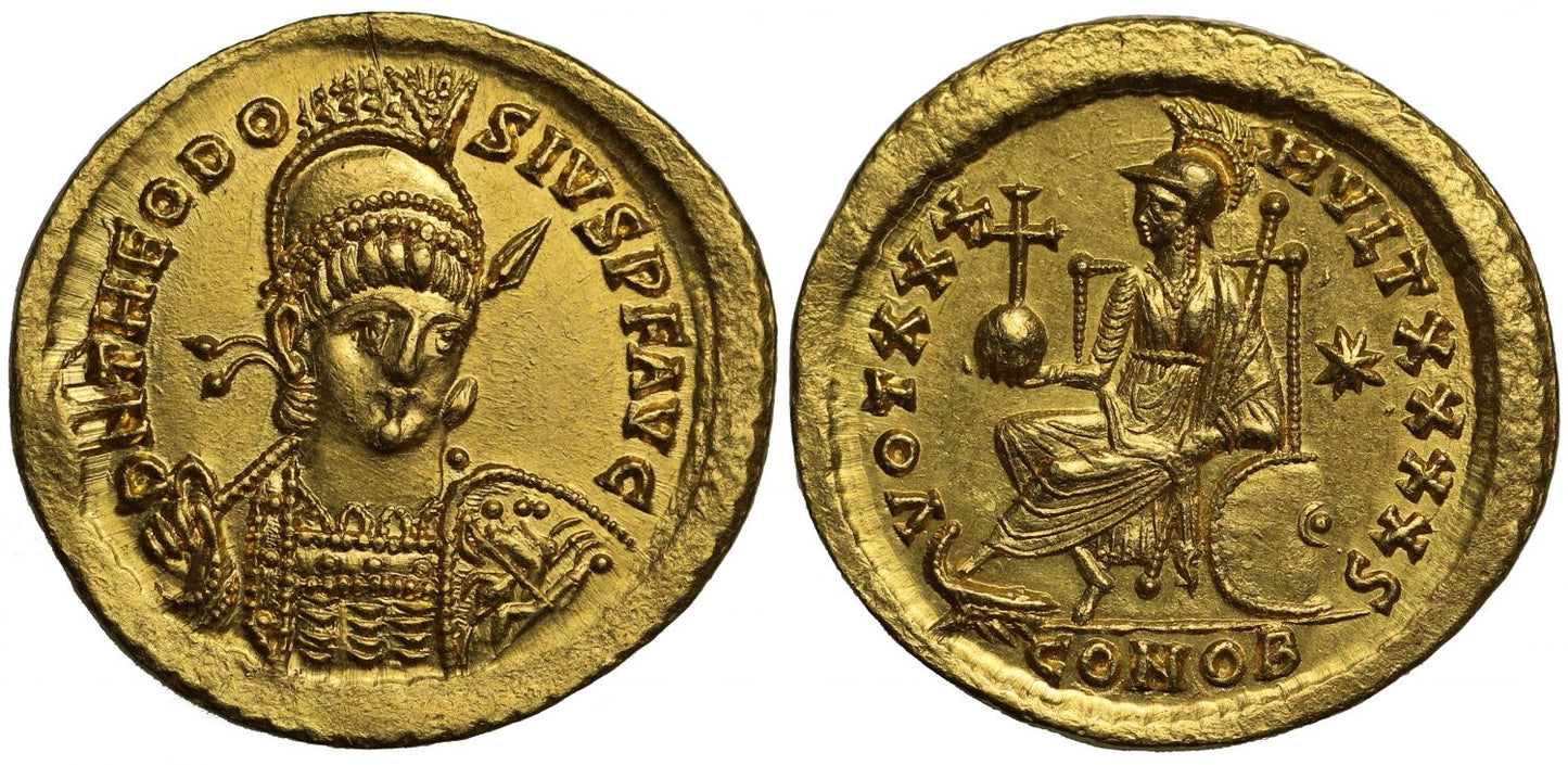 Theodosius II, Gold Solidus