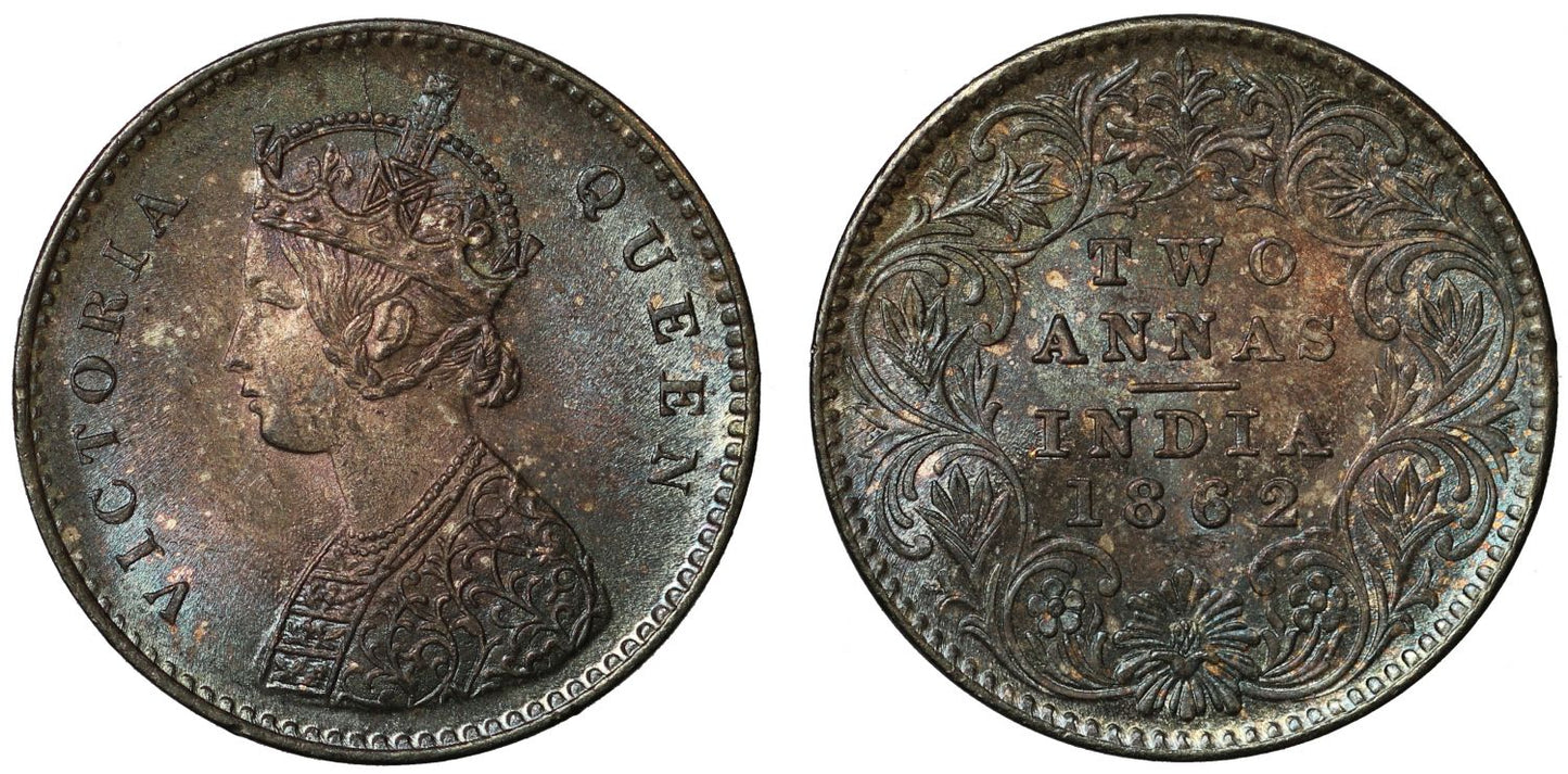 2-Annas, 1862.