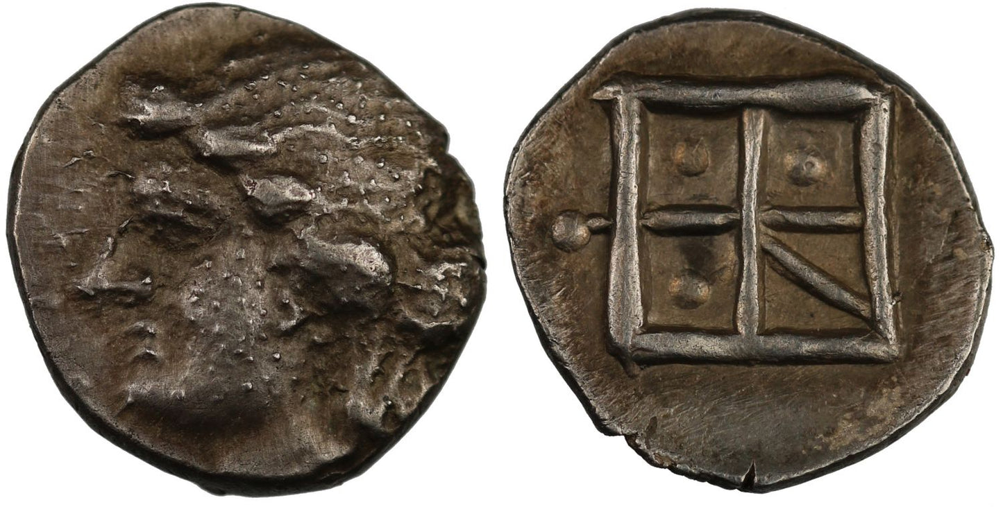 Crete, Kydonia, Silver Diobol