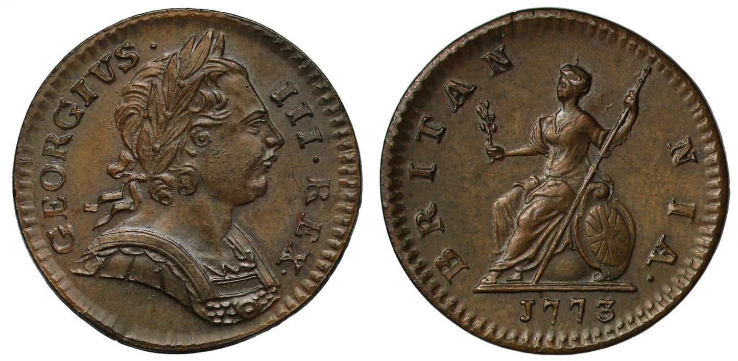 George III 1773 Farthing