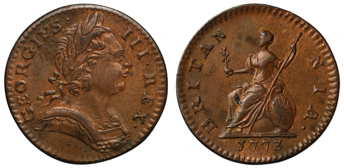 George III 1773 Farthing