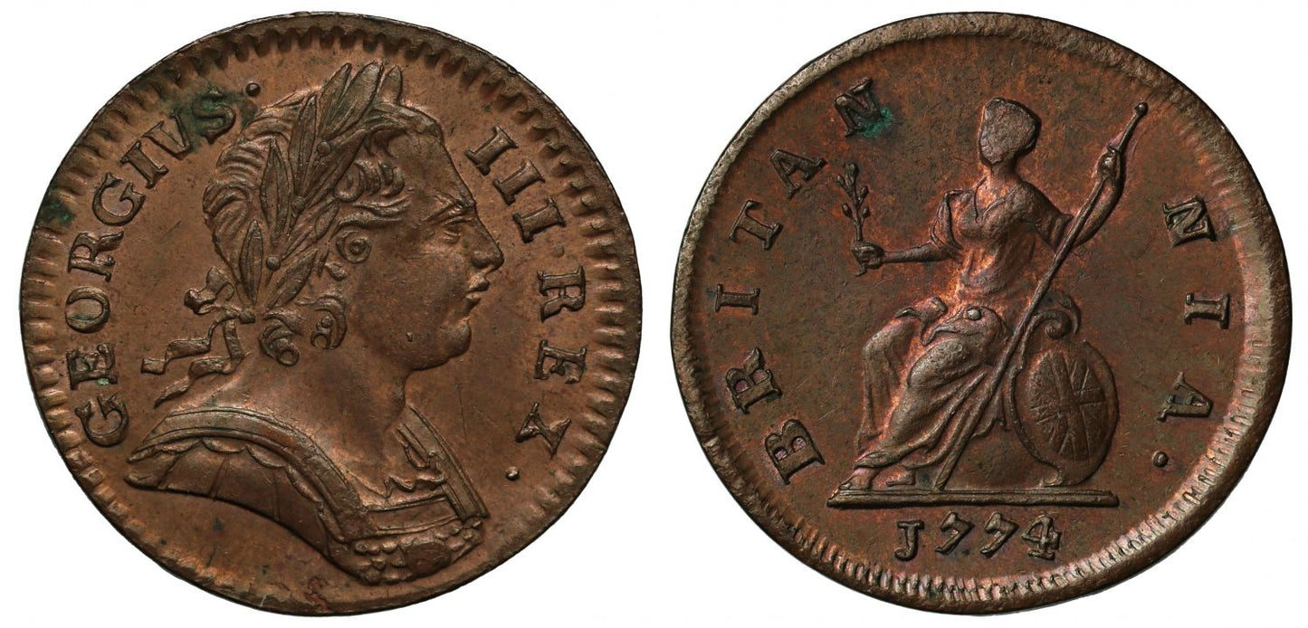 George III 1774 Farthing