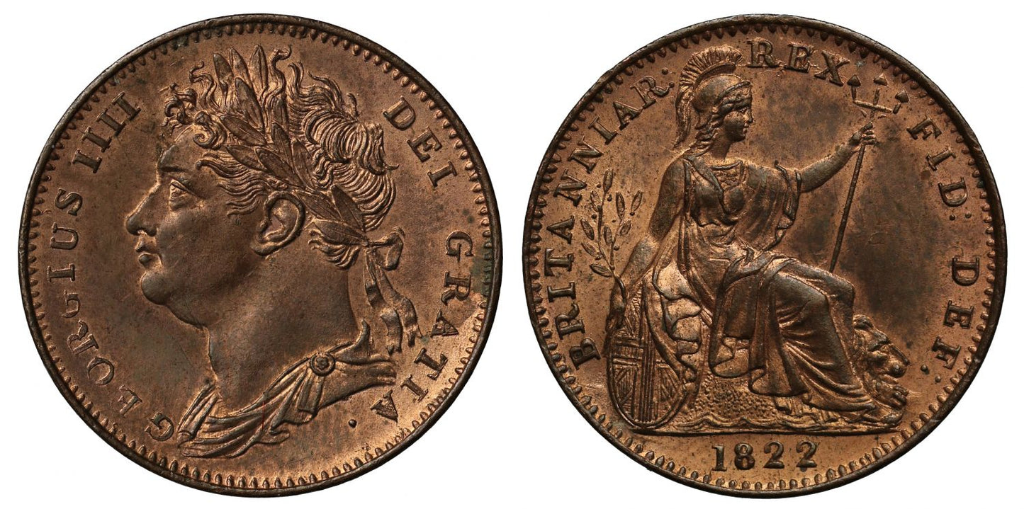 George IV 1822 Farthing