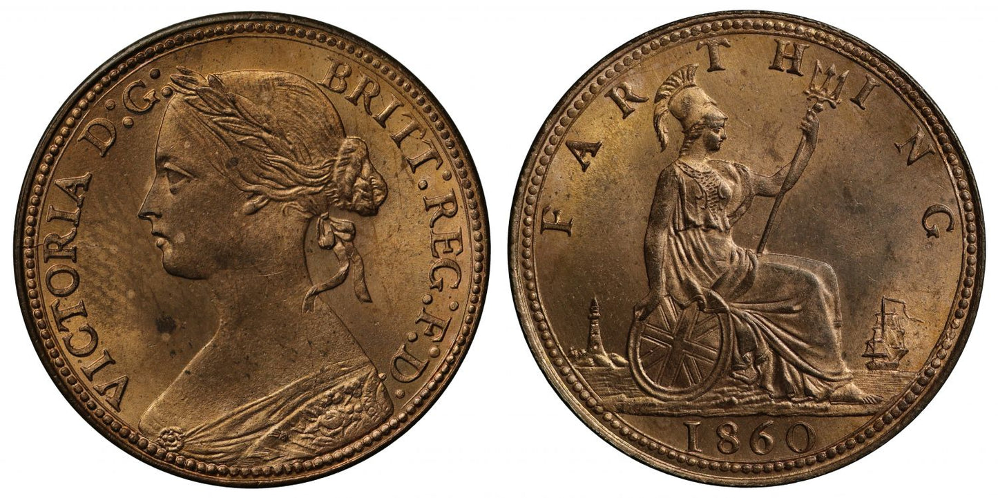 Victoria 1860 Farthing