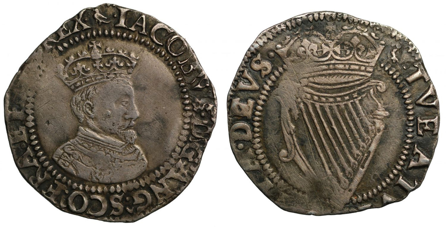 Ireland, James I Sixpence