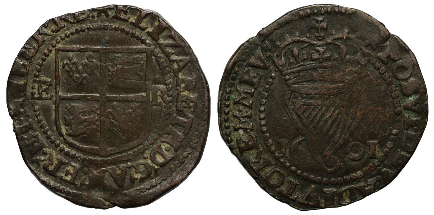 Ireland, Elizabeth I 1601 copper Penny