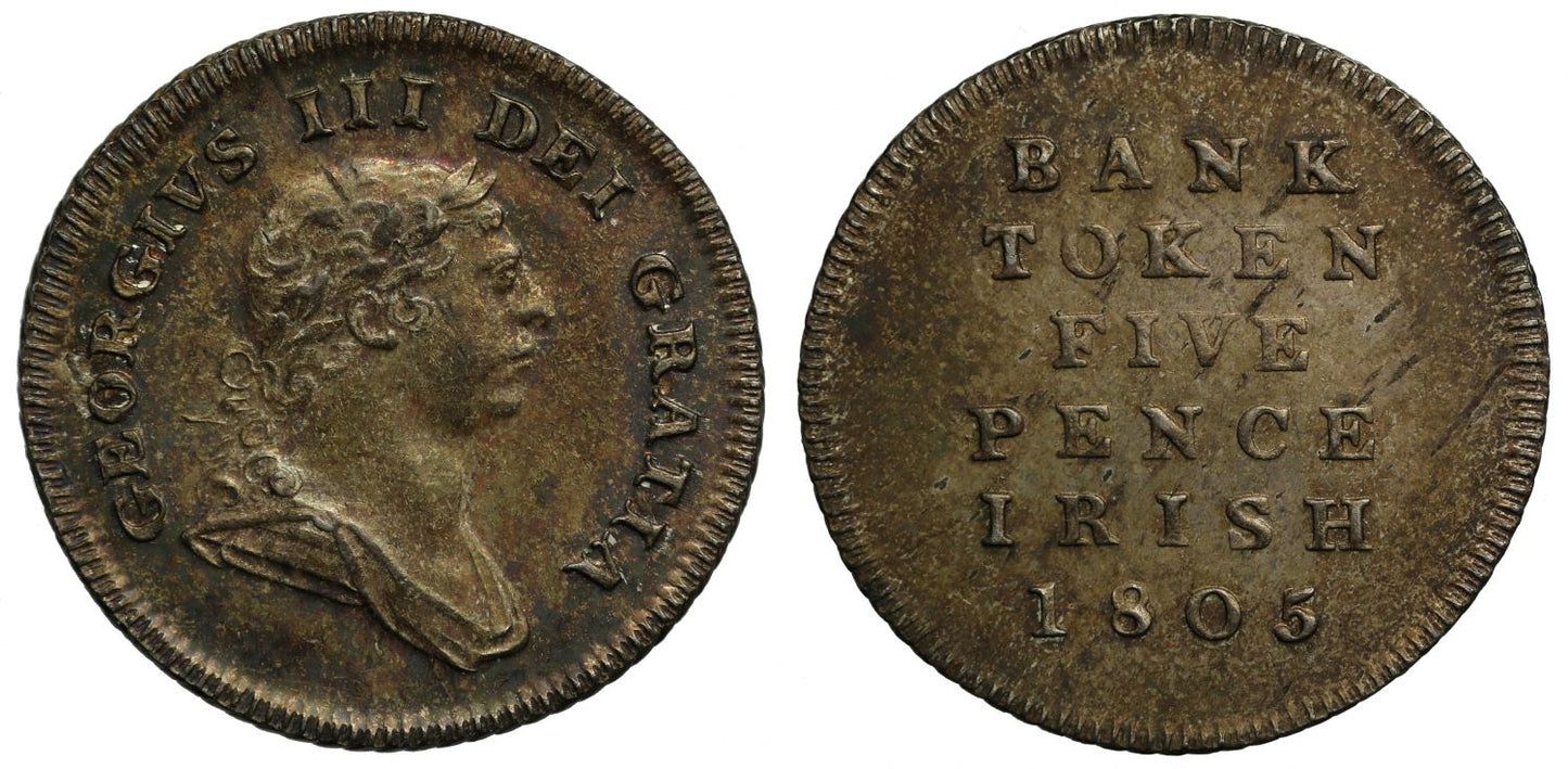 Ireland, George III 1805 Five Pence
