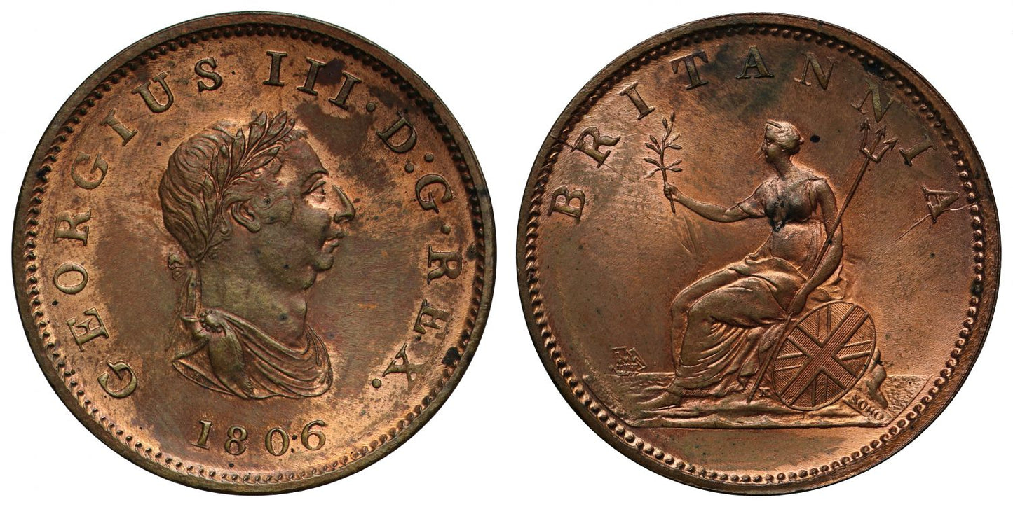 George III 1806 Halfpenny