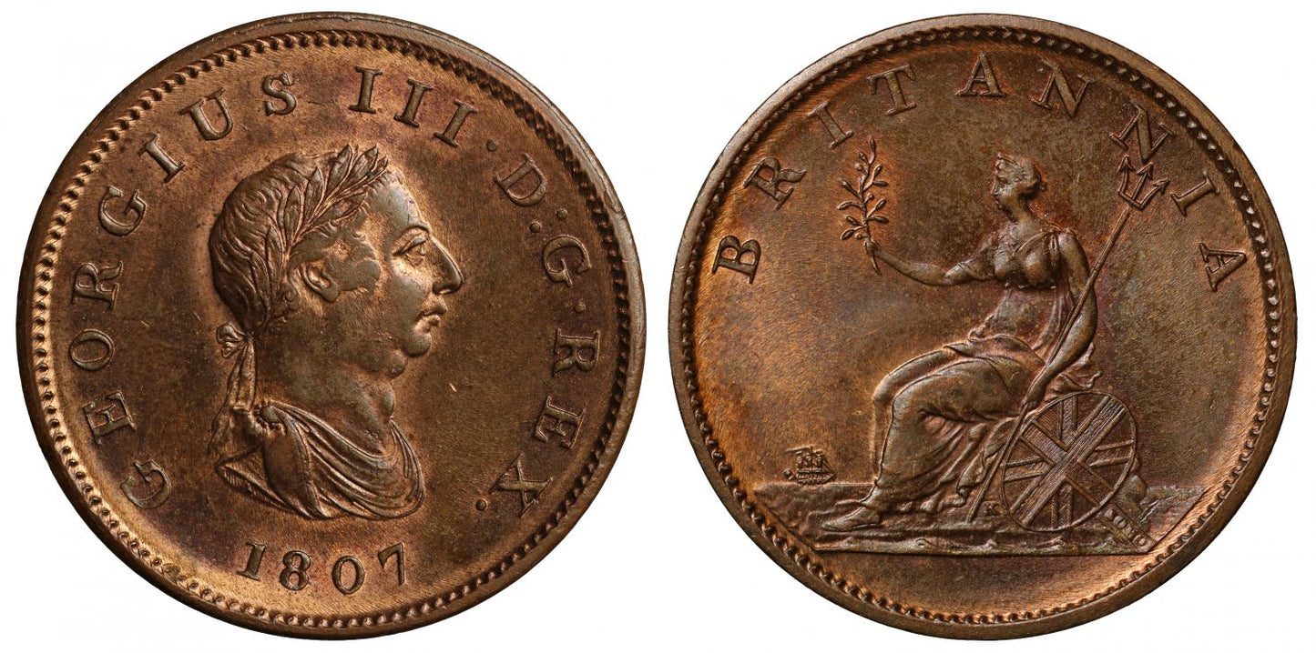 George III 1807 Halfpenny
