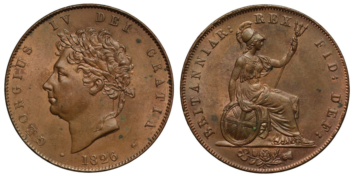 George IV 1826 Halfpenny