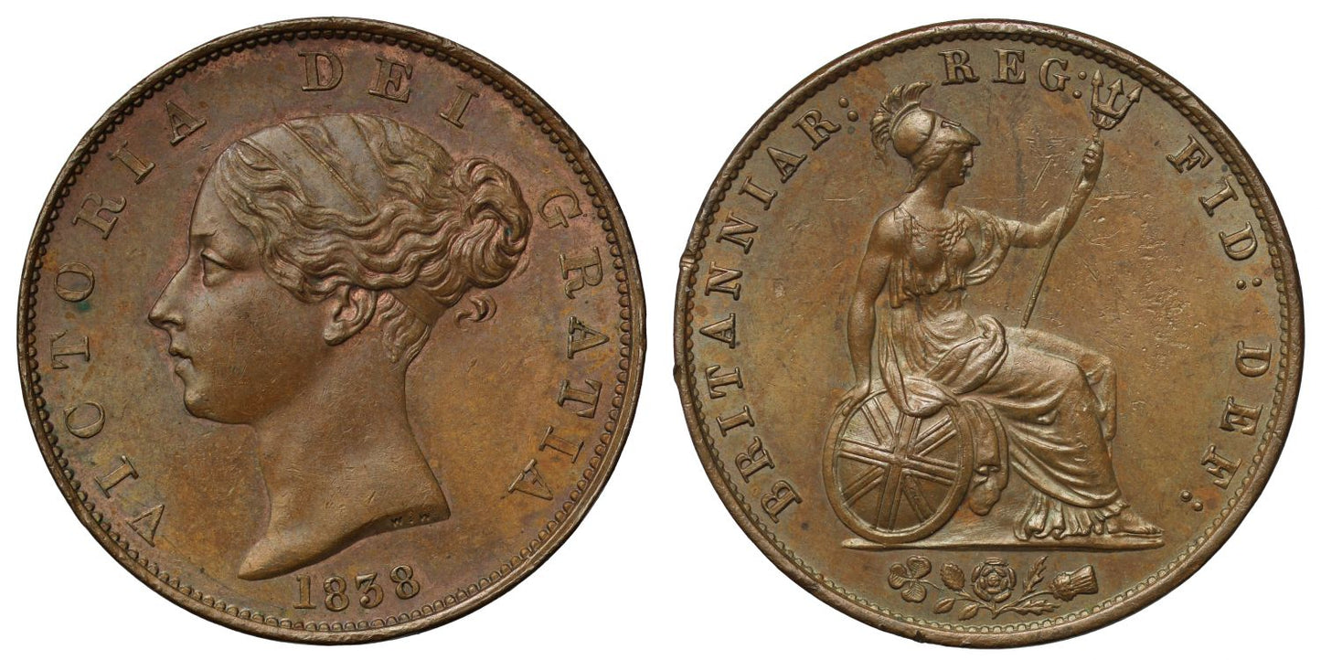 Victoria 1838 Halfpenny
