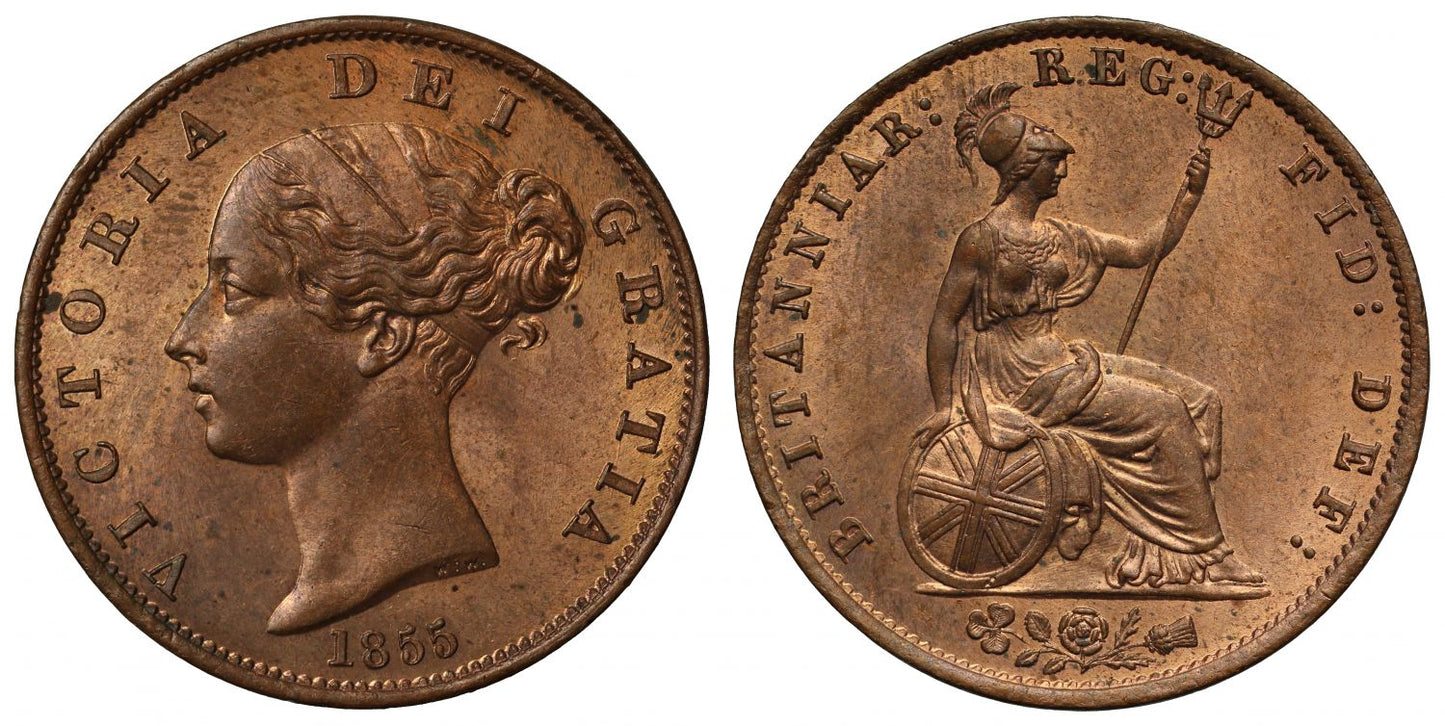 Victoria 1855 Halfpenny
