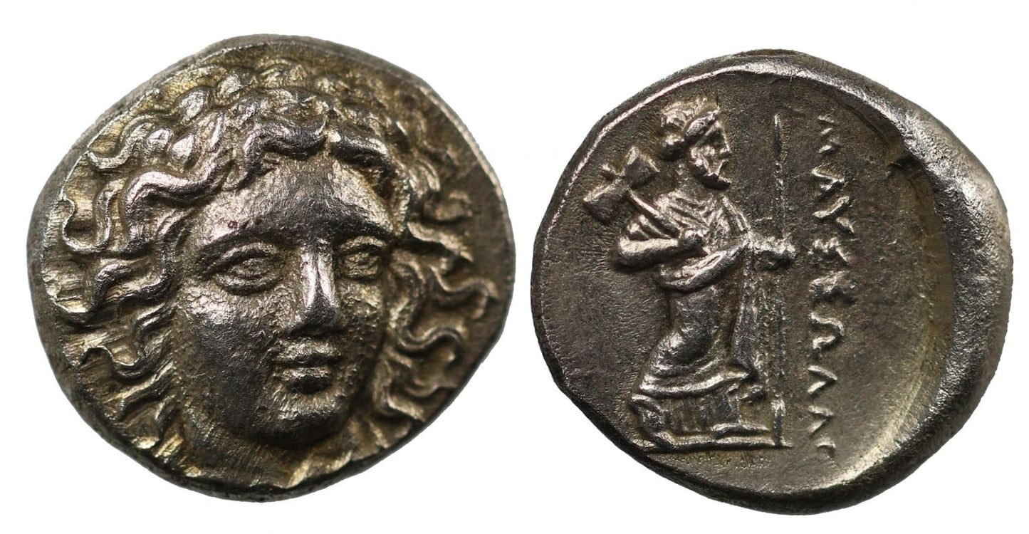 Satraps of Caria, Maussollos, Silver Drachm