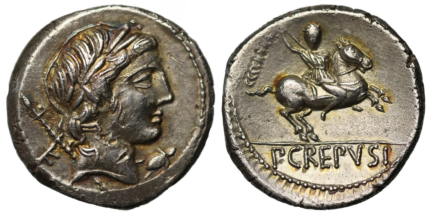 P. Crepusius, Silver Denarius