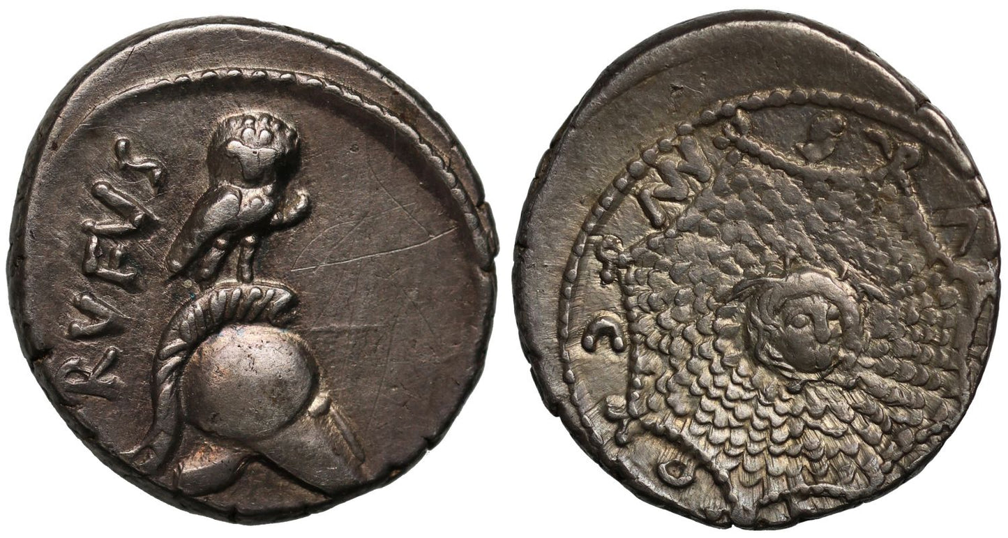 Mn. Cordius Rufus, Silver Denarius