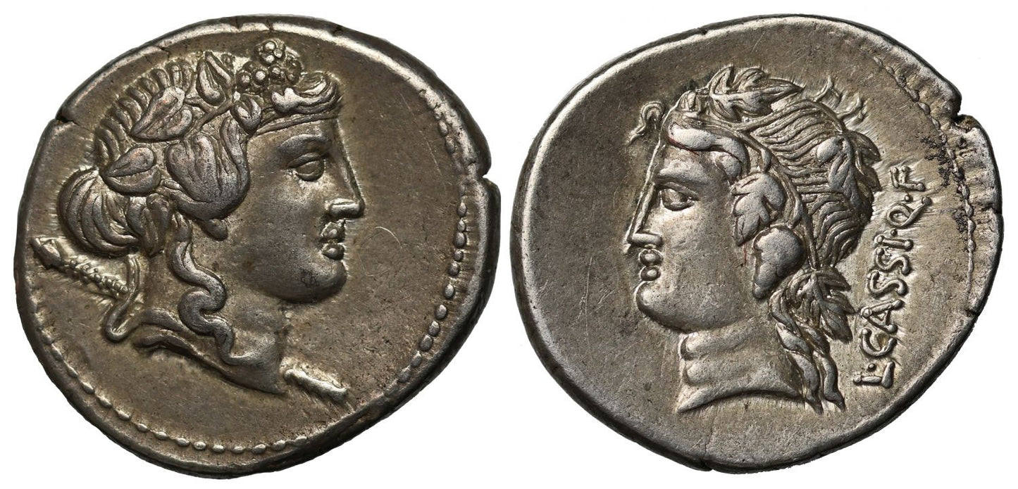 L. Cassius, Silver Denarius