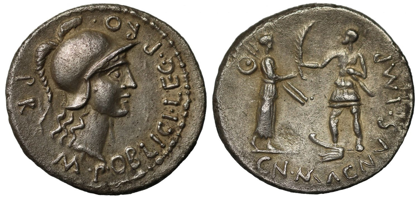 Cn. Pompeius Magnus, Silver Denarius