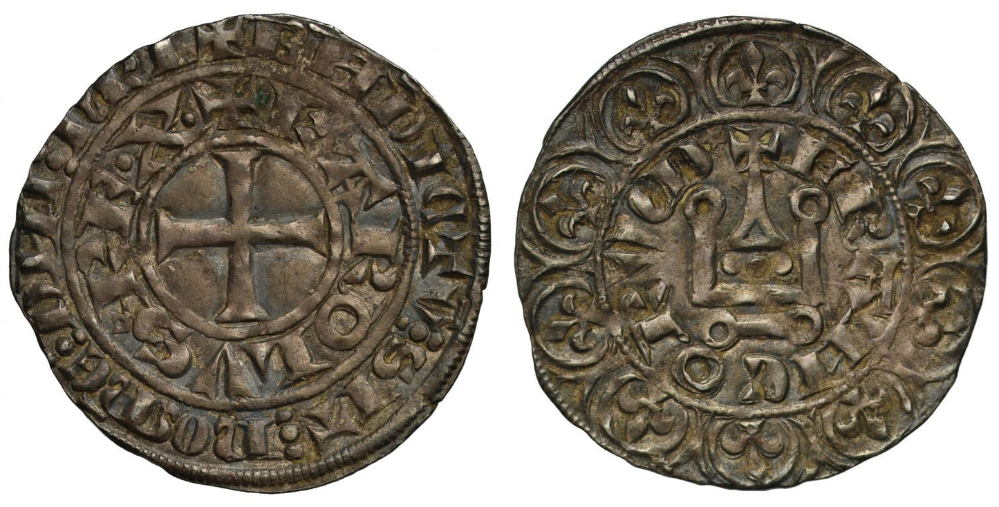 France, Charles IV Maille Blanche