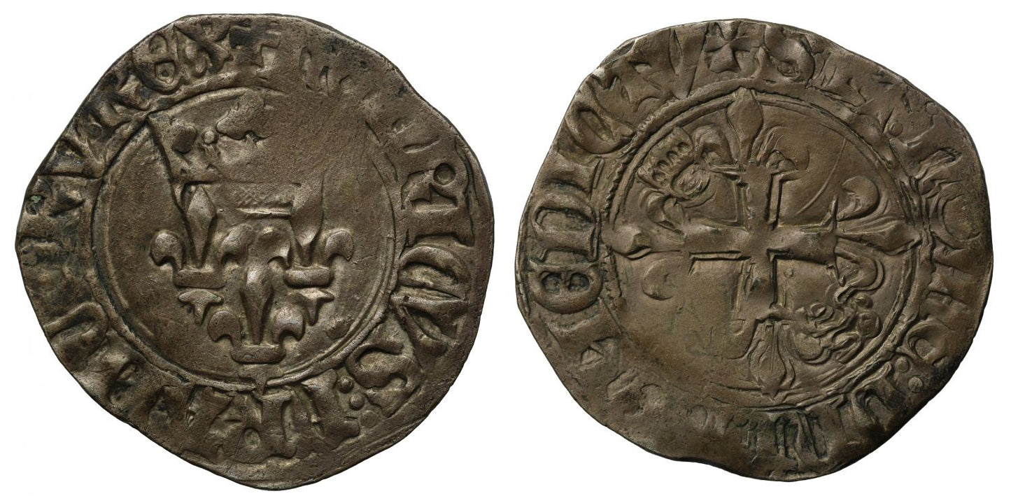 Henry V Florette of Twenty Deniers, first issue from 1419