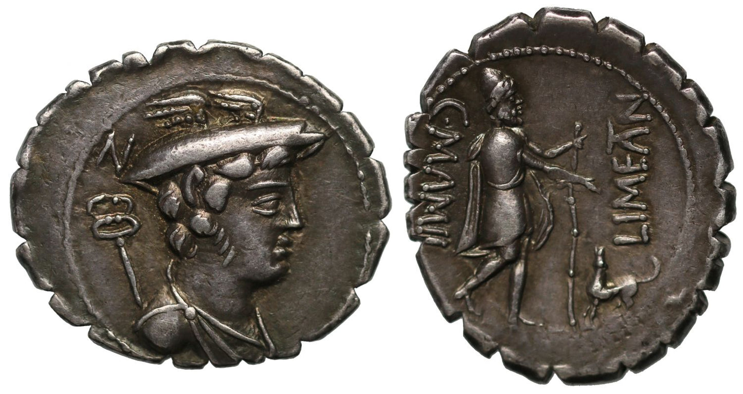 C. Mamilius Limetanus, Silver Denarius
