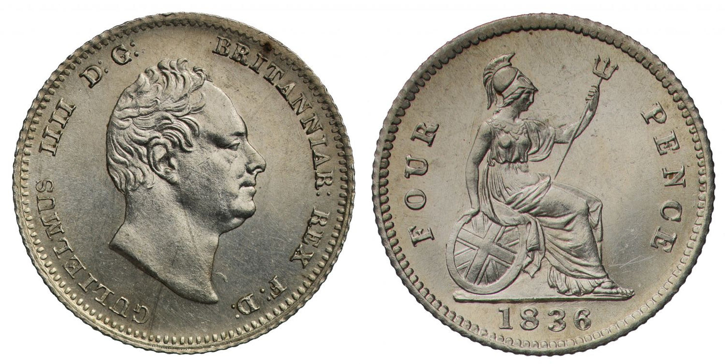 William IV 1836 Groat
