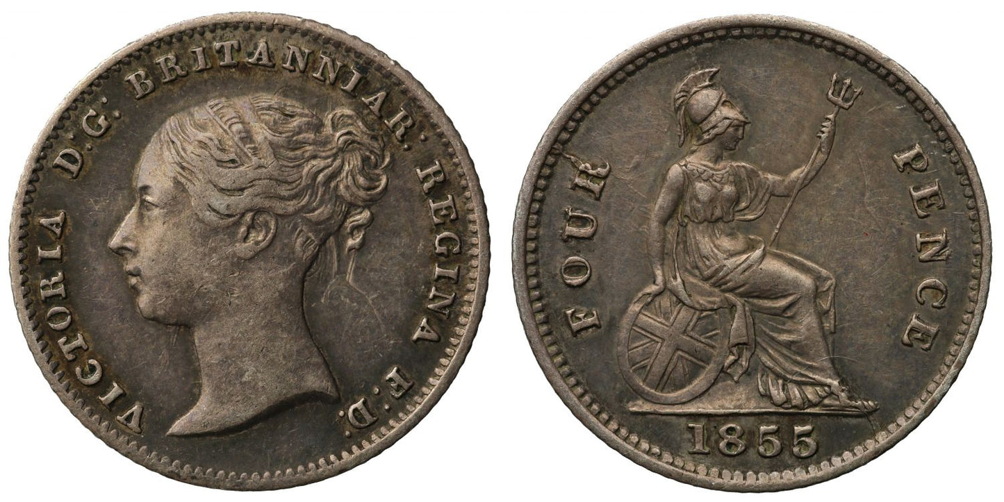 Victoria 1855 Groat