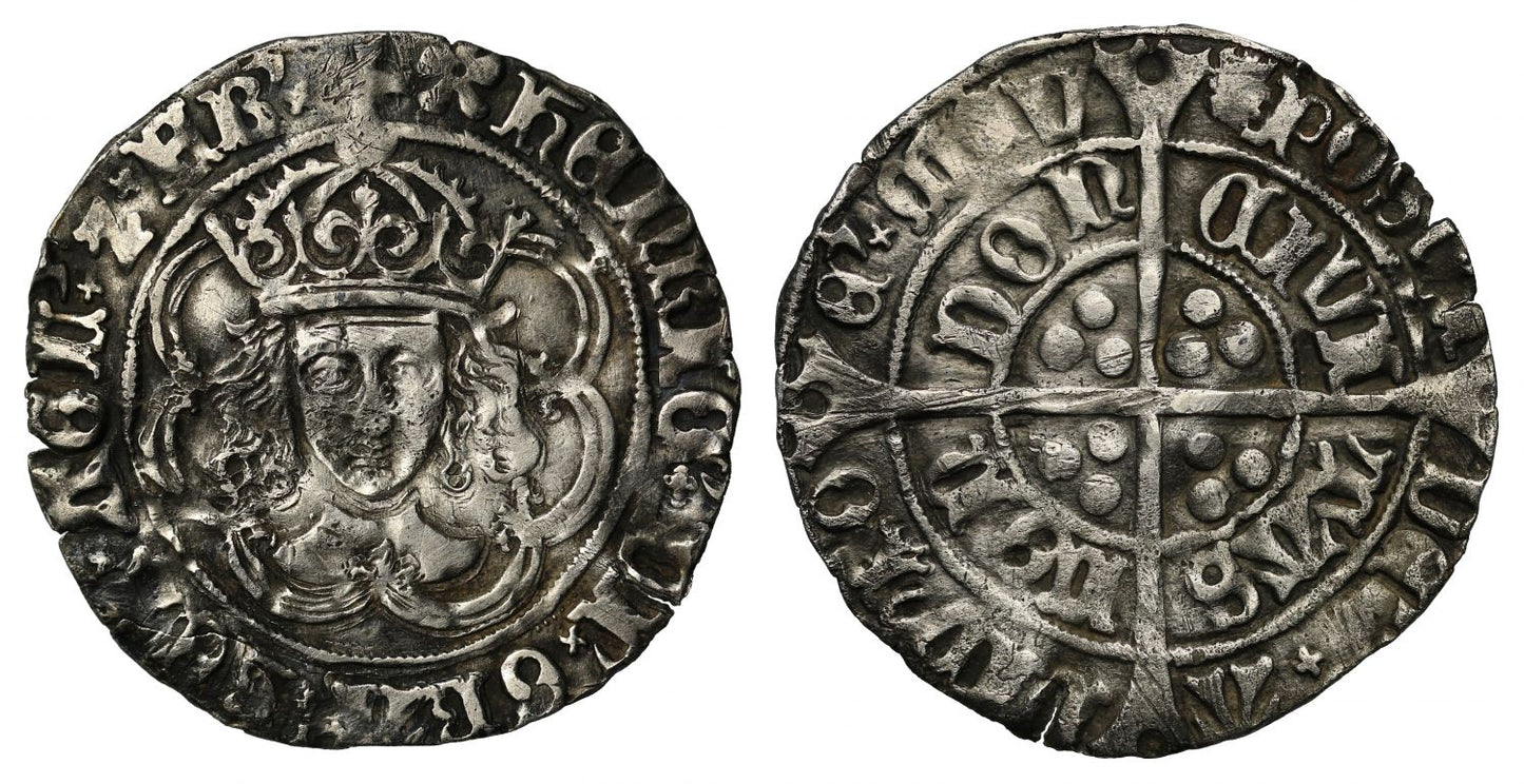 Henry VII Groat, type 3c, muled mint marks