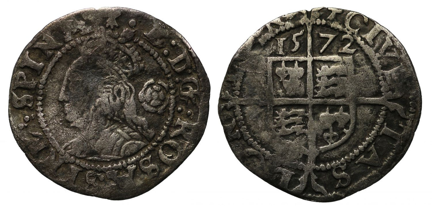 Elizabeth I Three Halfpence