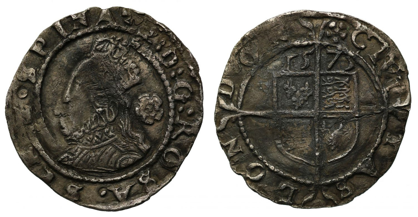 Elizabeth I Three Halfpence